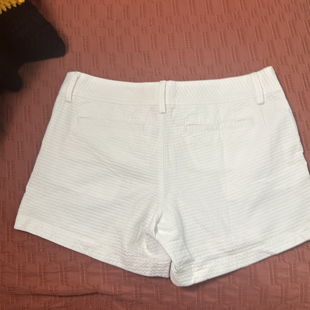 White Callahan Pattern Shorts - image 2